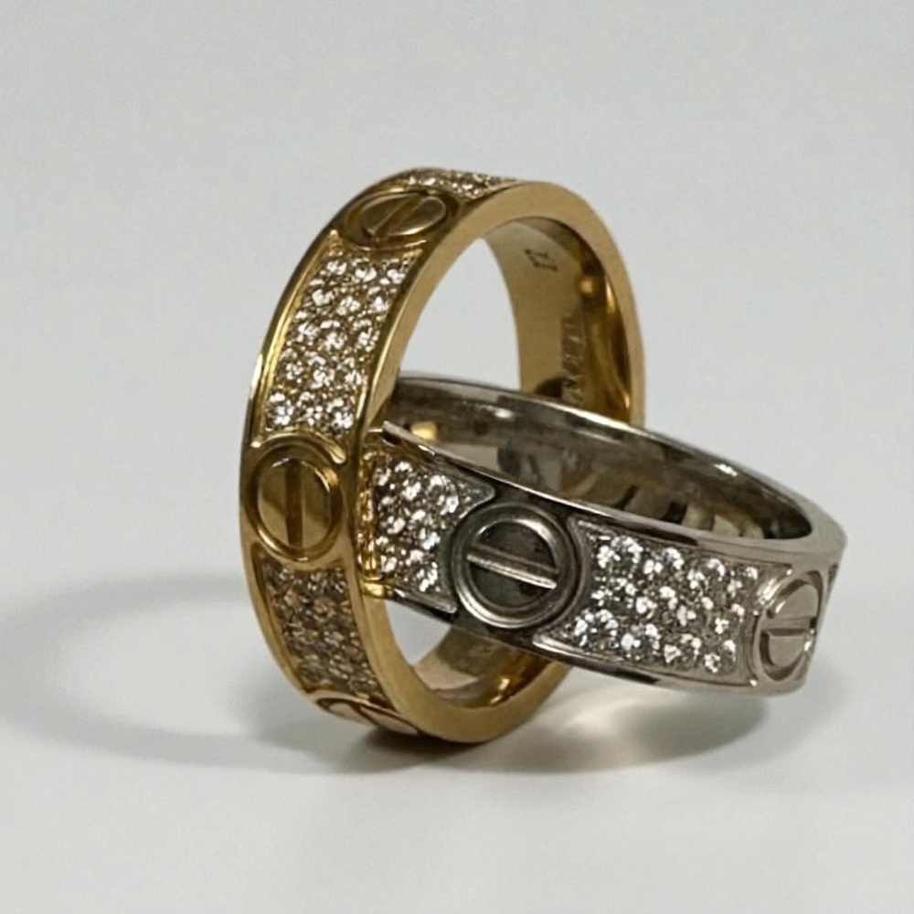 💛Elegant Gold and Silver Women's Ring Set Sixe 9